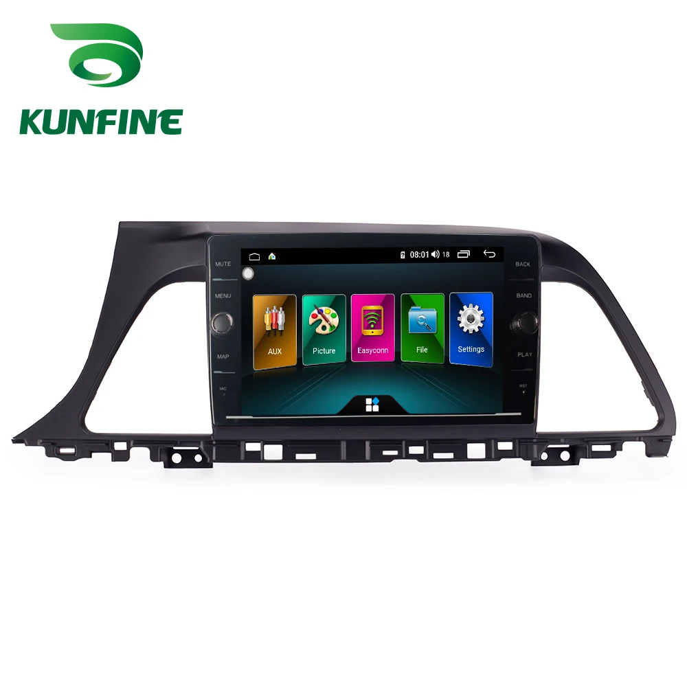 Top Octa Core 4GB RAM 64GB ROM Android 8.1 Car Navigation Player Deckless Car Stereo for Hyundai  Sonata 2015 2016 2017 Radio Unit 4