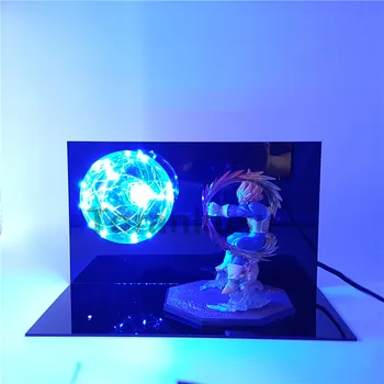 

Anime Dragon Ball Z Vegeta Super Saiyan Power Action Figure Led Light Dragon Ball Z Figurine Collectible Model Toy Table Lamp