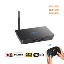 X92 Amlogic S912 4K Smart TV Box Android 7 1 2GB 3GB DDR3 16GB 32GB 2