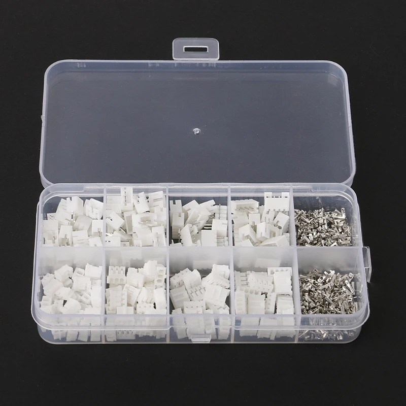 

OOTDTY 90sets PH 2.0mm 2 3 4 pin Connector plug Male, Female, Crimps DIP in a Box