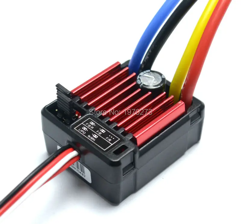 

1pcs HobbyWing QuicRun 1:10 Brushed 60A Electronic Speed Controller ESC Waterproof 1060 RC Car