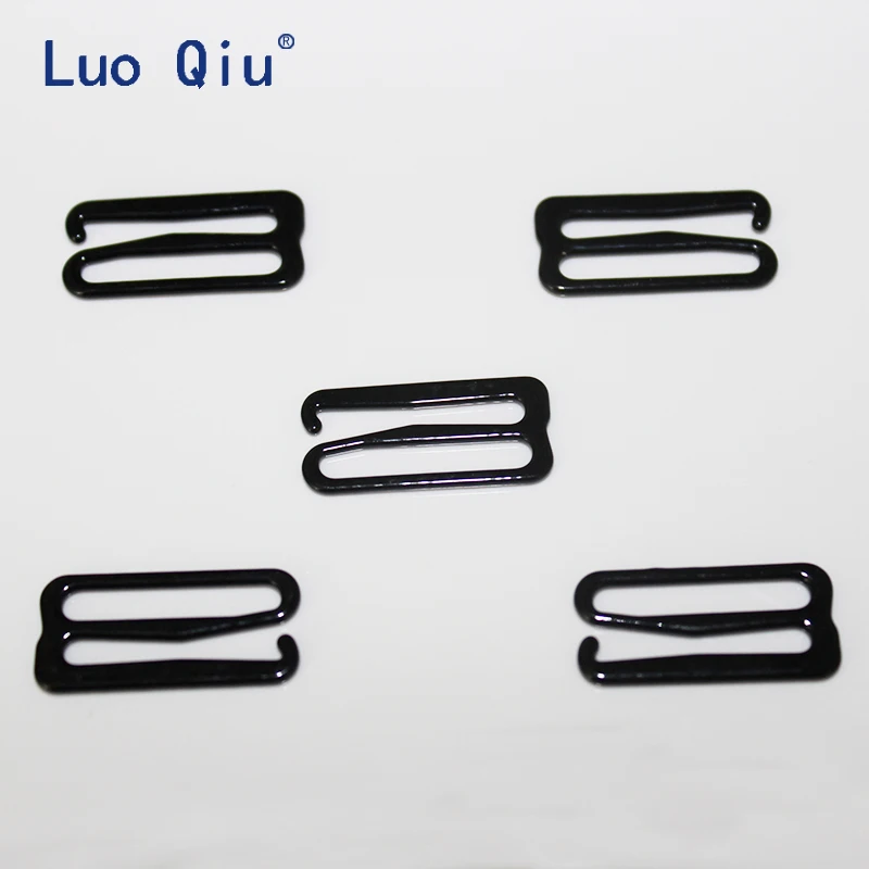 Luo Qiu высокое качество 50 шт./лот 20 мм Окрашенный черный Тип 9 металлические пряжки