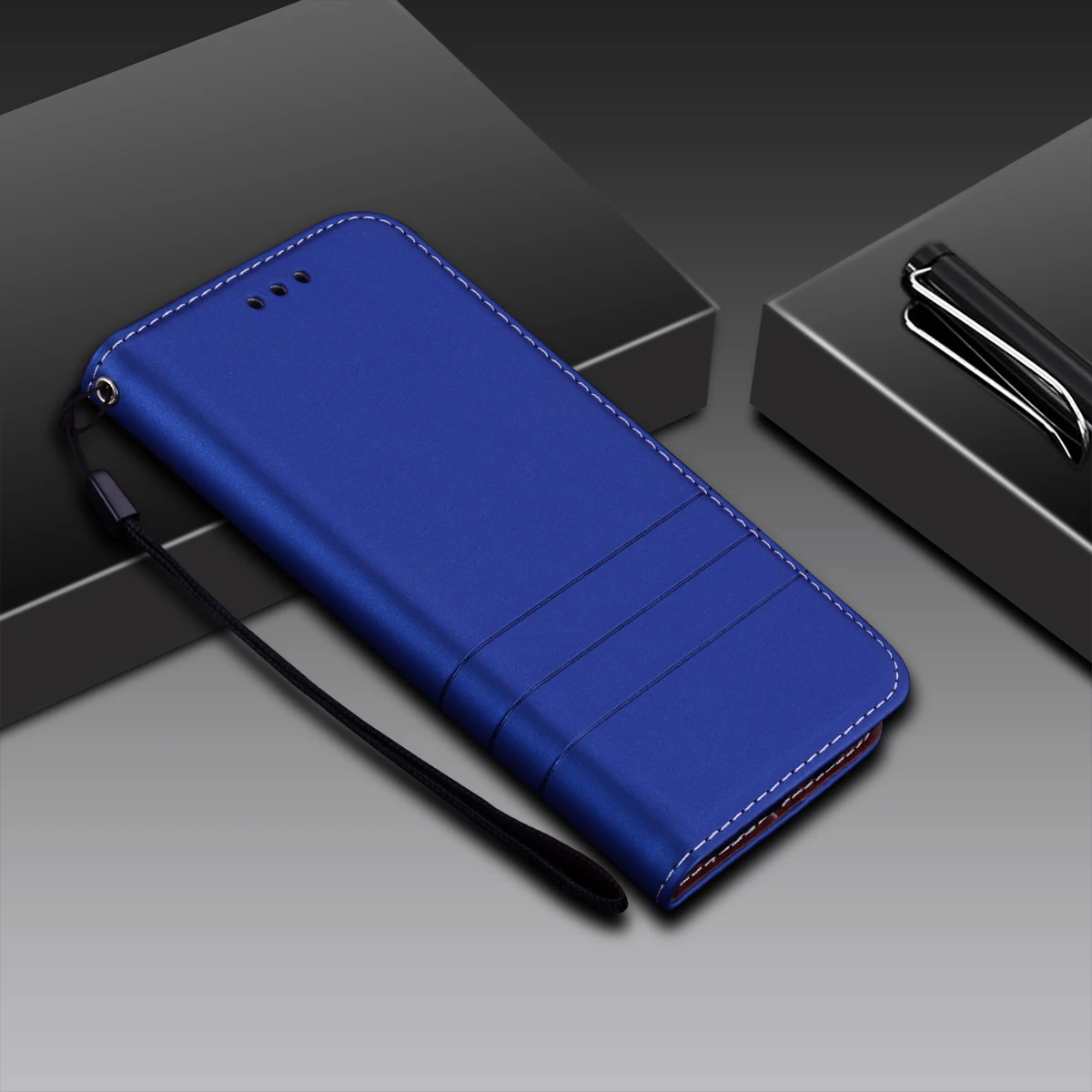 Кожаный чехол для Xiaomi redmi 4X флип бумажник Стенд телефон сумки Coque