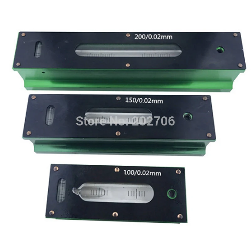 

High precision 0.02mm 100/150/200/250/300mm Mechanical Bar Level meter mechanic spirit level Instrument Measuring Tool