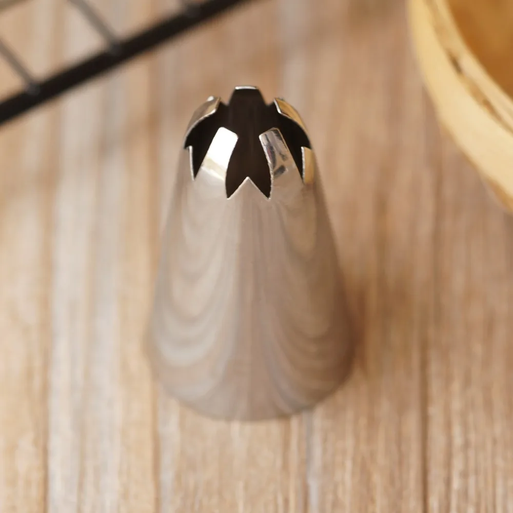 Кондитерский наконечник # 1F большого размера для украшения тортов цветами вишни
