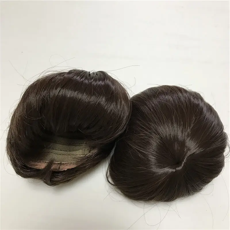 Новый Темно-коричневый парик для 17-18 дюймов Кукла Reborn DIY NPK аксессуары куклы Bebe