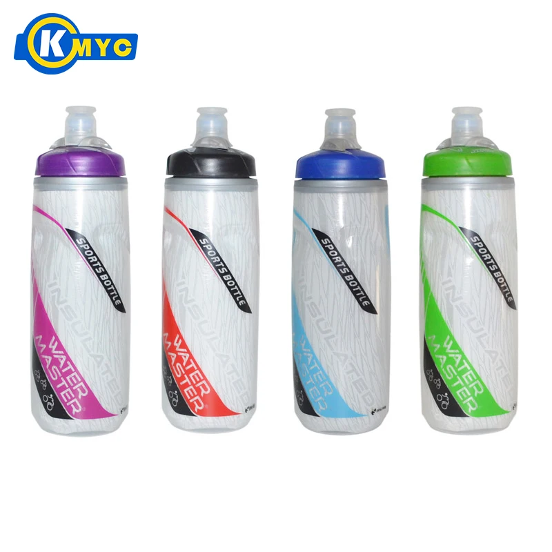 Kmyc 600ミリリットルランニング自転車サイクリング断熱ウォーターボトルスポーツボトル押すジェット型フラスコドリンクボトル用屋外スポーツ Drink Bottle Sport Bottlewater Bottle Aliexpress