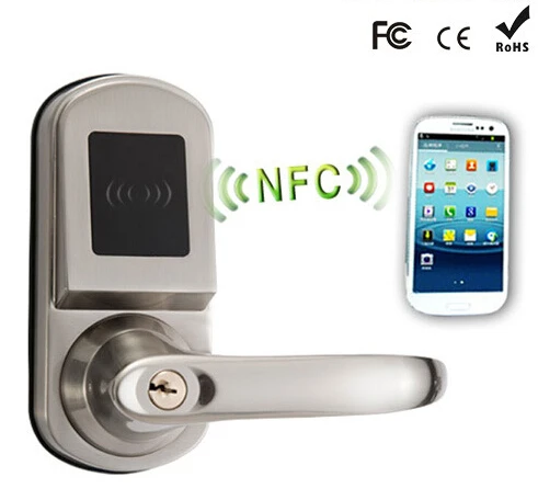 Us 159 0 Remote Hotel Smart Turschlosser Nfc Turschloss Handy Android 4 0 System Steuerung Elektrische Schlosser Karte In Schlosser Aus