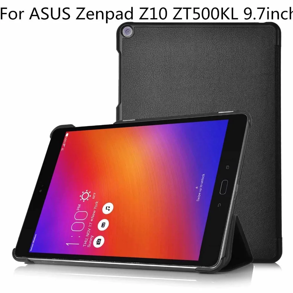 

200Pcs/lot Ultra Lightweight Slim Smart Cover Case For Asus Zenpad Z10 ZT500KL 9.7-inch Tablet PC 2016 Release