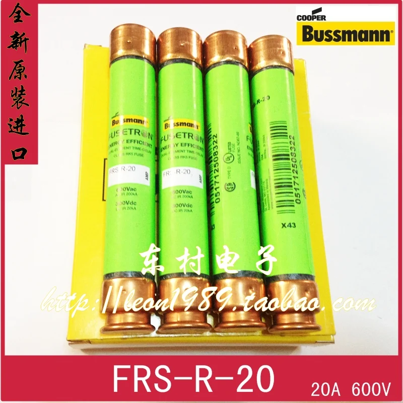 

[SA]United States BUSSMANN fuse FUSETRON Fuses FRS-R-20 600V 20A AMP--5PCS/LOT