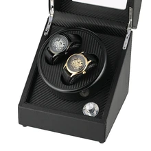 AU/EU/US/UK вилка автоматическая коробка для намотки часов чехол-держатель механические часы двойная обмотка Дисплей Органайзер роскошный мотор шейкер