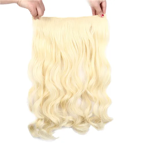 Suri волосы 5 зажимов/шт длинные волнистые волосы для тела удлиняющие синтетические заколки для волос 110 г голова кусок 14 цветов на выбор - Цвет: #613