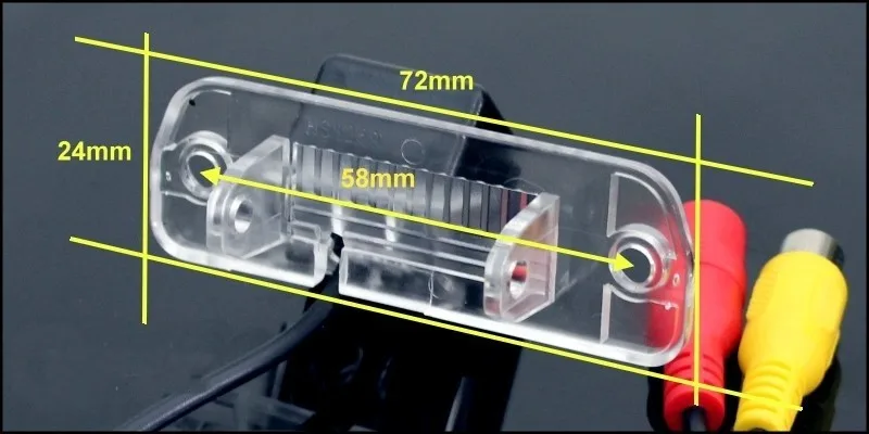 Mercedes Benz M ML MB W164   High Quanlity Waterproof Camera  size