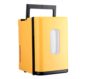 

Free shipping Auto cooling box 12L Mini Fridge student hostel mini portable refrigerator home cosmetic medicine cold storage