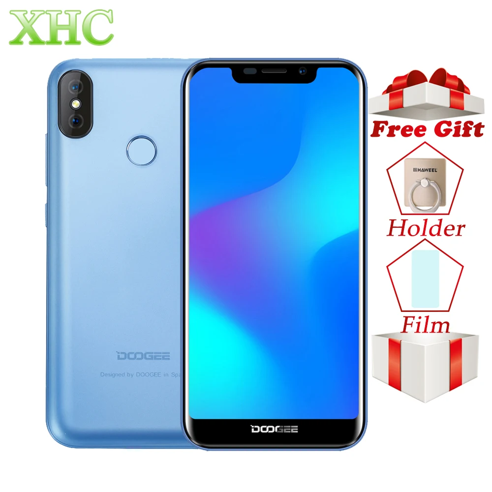 DOOGEE X70 Face Unlock 5 ''смартфон MTK6580 4 ядра 2 Гб Оперативная память 16 Встроенная