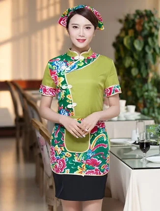 Японская униформа для ресторана гостиничные принадлежности униформы для официанток женская униформа Рабочая Рубашка NN0143 - Цвет: 6