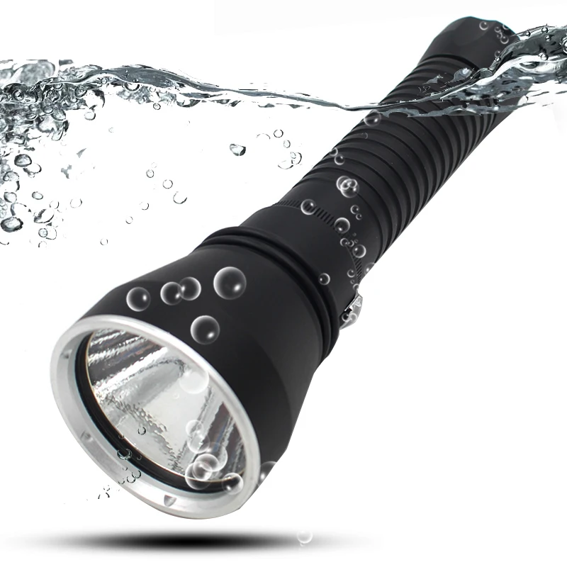 

Z20D88 Diving Led Flashlight Torch 5000LM Lamp LED Stepless Dimming Underwater 150m IPX8 Super bright XHP70 Chip