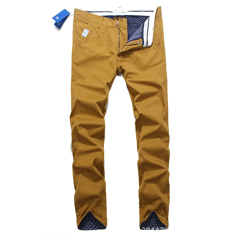 fashion Men's classic cotton khaki 