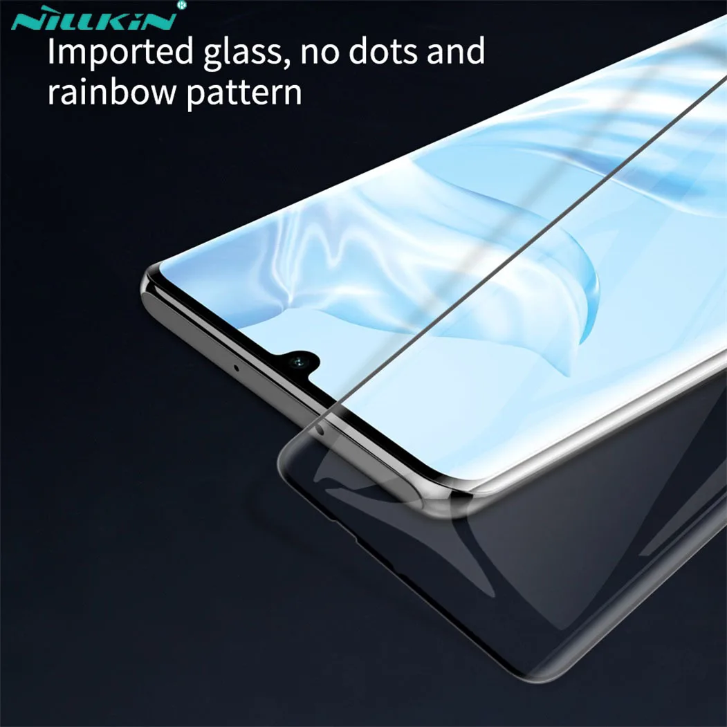 

Huawei P30 PRO Tempered Glass Nillkin 3D DS+MAX Full Screen Protector Film Anti-Explosion Glass For P30Pro gift install tools