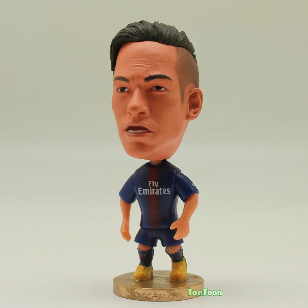 

Soccer Star 6.5 cm Height Resin Dolls Paris Saint Club 10# Neymar Jr 2018/19 Season Action figure toys