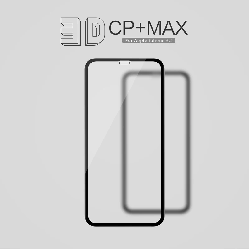 

For Apple iPhone XS max Full Coverage Anti-Explosion Tempered Glass Screen Protector Film NILLKIN 3D CP+MAX For iPhone XS max