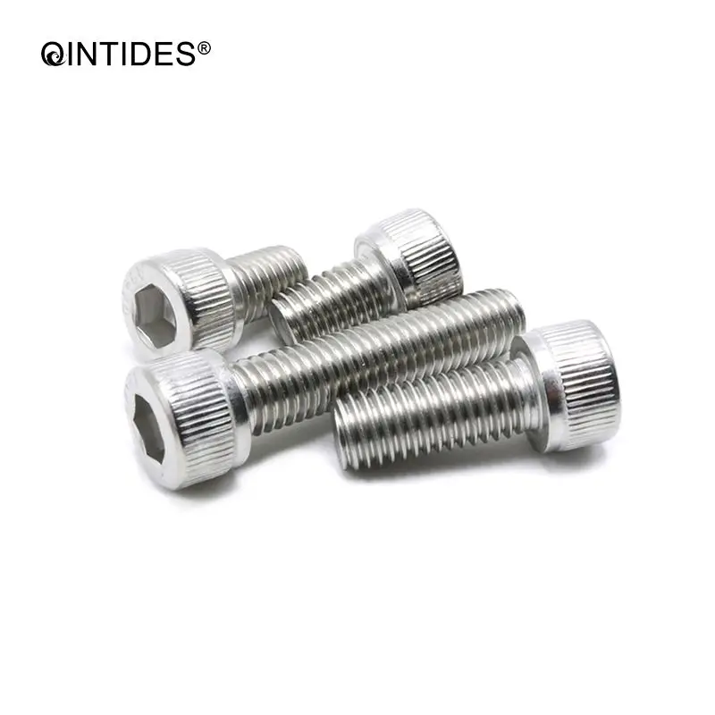 QINTIDES M4 Hexagon socket head cap screws 304 stainless steel hexagon screw DIN 912 M4*5/6/8/10/12/14/16/18/20/25 hex screws QINTIDES M4 Hexagon socket head cap screws 304 stainless steel hexagon screw DIN 912 M4*5/6/8/10/12/14/16/18/20/25 hex screws
