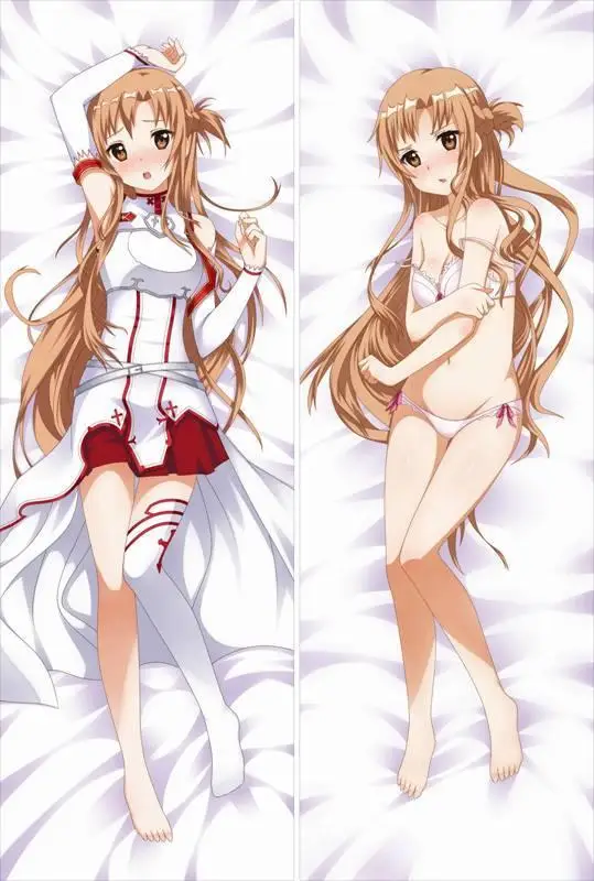 BL Cute apanese Косплей Аниме Меч Арт онлайн Sao Asuna ALO Otaku Dakimakura подарки постельные принадлежности длинная подушка для объятий чехол 150x50 см