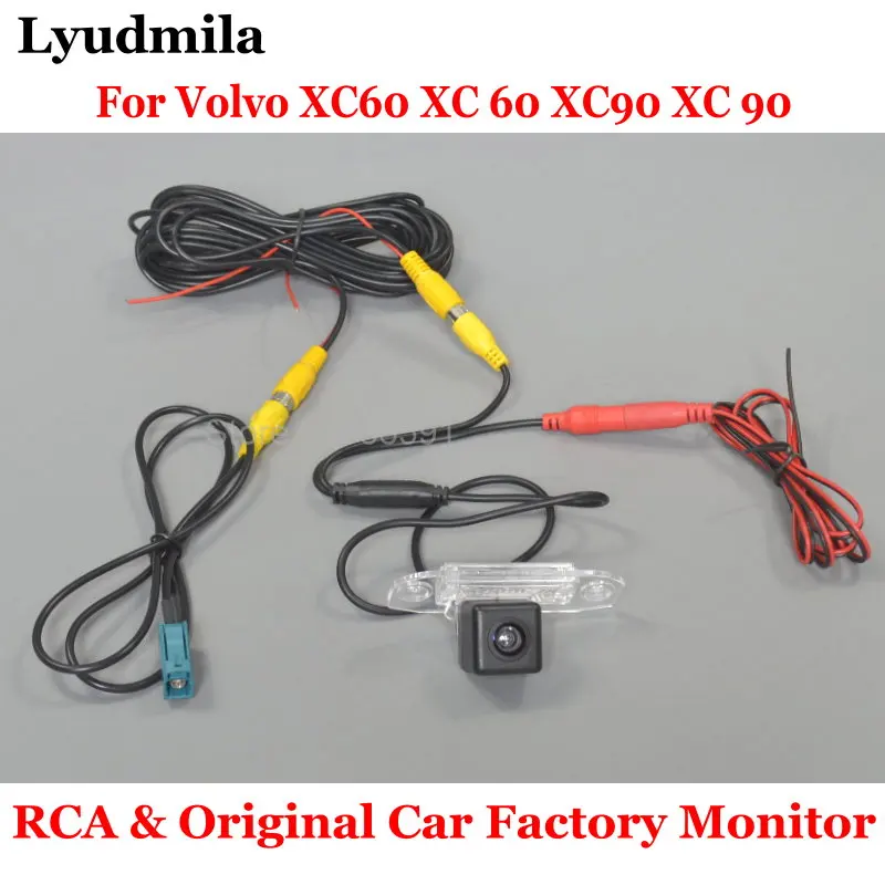 Людмила RCA и оригинальный заводской монитор экрана для Volvo XC60 XC 60 XC90 90 HD CCD камера