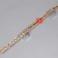 Профессиональный японский PWARL флейта PEARL-8950ES 16 отверстий ключ закрытый C Tune с E ключ розовая позолоченная флейта
