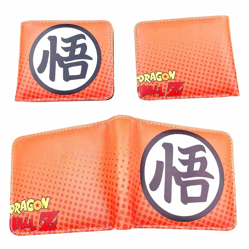 Cartoon Purse Anime PU Leather Wallet with Coin Pocket Card Holder Bags for Kid Teenager Men Women Short Wallets