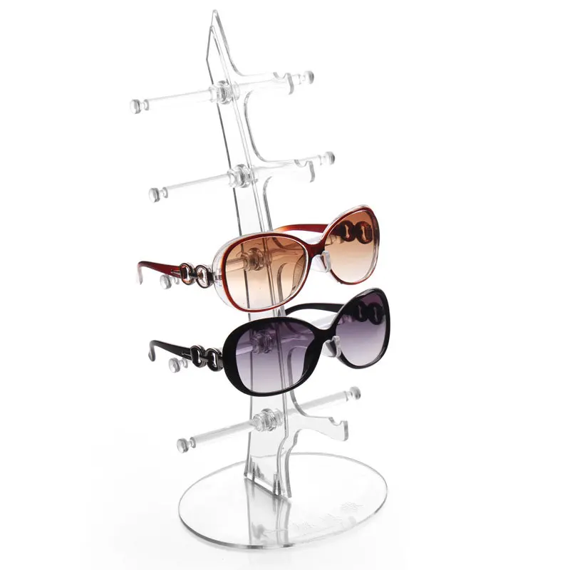 

Practical 5 Layers Eyeglasses Display Stand Storage Holder Sunglasses Show Rack Holders Glasses Shelf Home Organizer