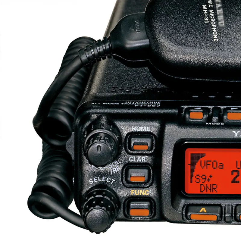 Подходит для Yaesu FT-857D автомобиля Портативный любитель короткие радиоволны ультракоротких мини-Полный режим автомобиля радио двухполосная приёмопередающая установка