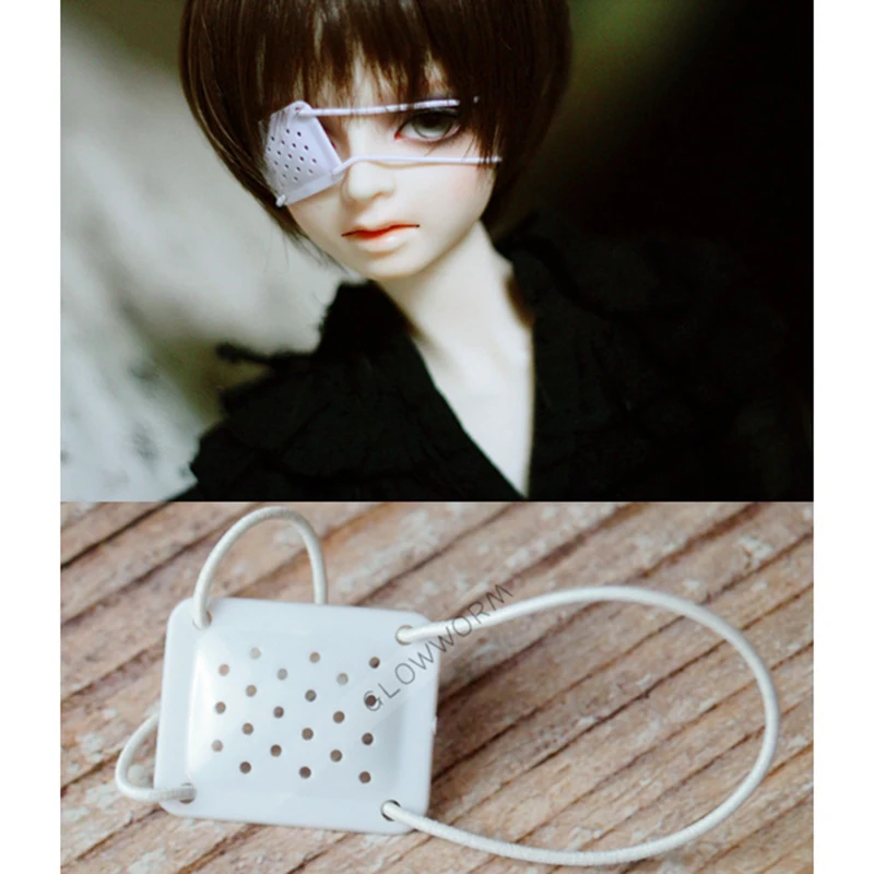 

BJD DOLL White Eyepatch Eye Mask For 1/3 24" Tall BJD doll SD17 SD DK DZ AOD DD Doll Photograph free shipping