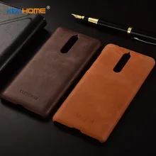 Для Nokia 8 чехол KEZiHOME матовый пояса из натуральной кожи жесткий задняя крышка для Nokia 8 5,3 »телефонные чехлы