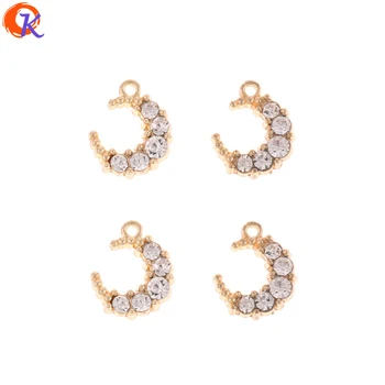 

Cordial Design 100Pcs 11*13MM Jewelry Accessories/Earring Connectors/Moon Shape/Zinc Alloy/DIY/Hand Made/Earrings Findings