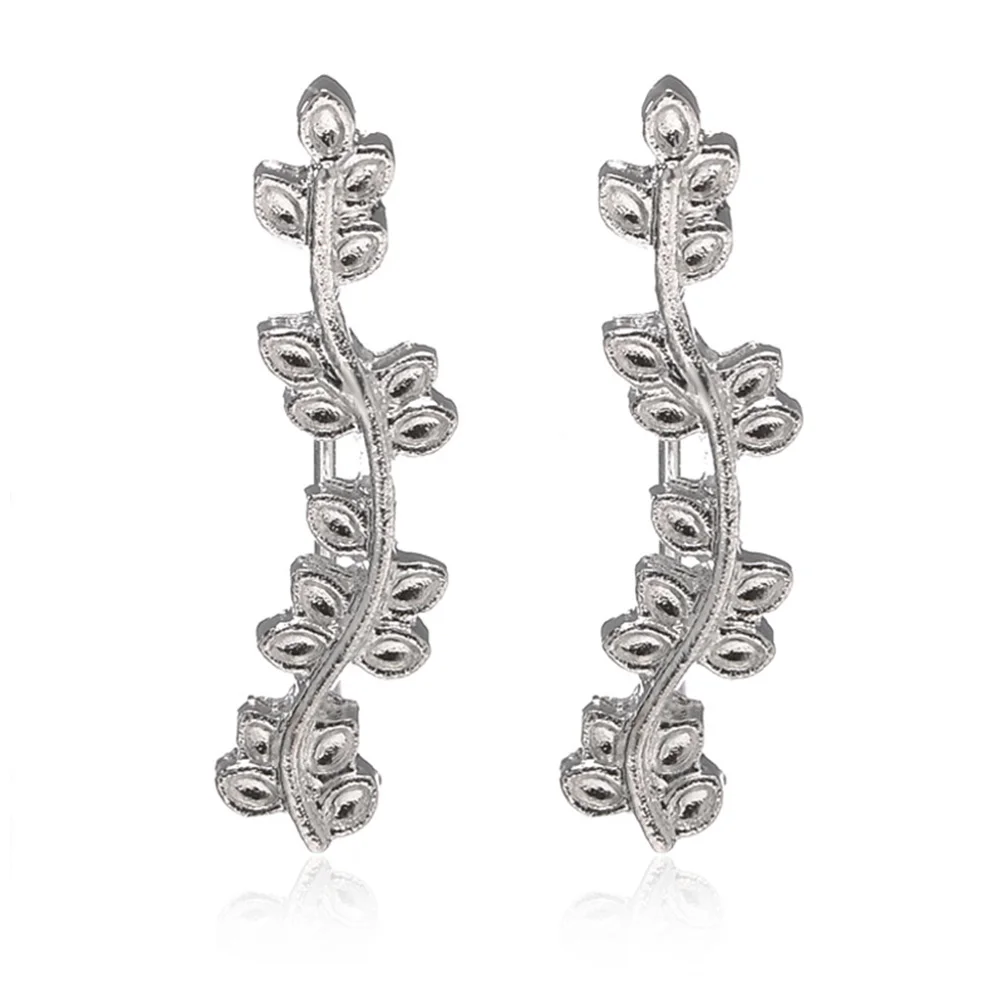 Женские серьги гвоздики на гусеничном ходу 1 пара|Серьги-гвоздики| |