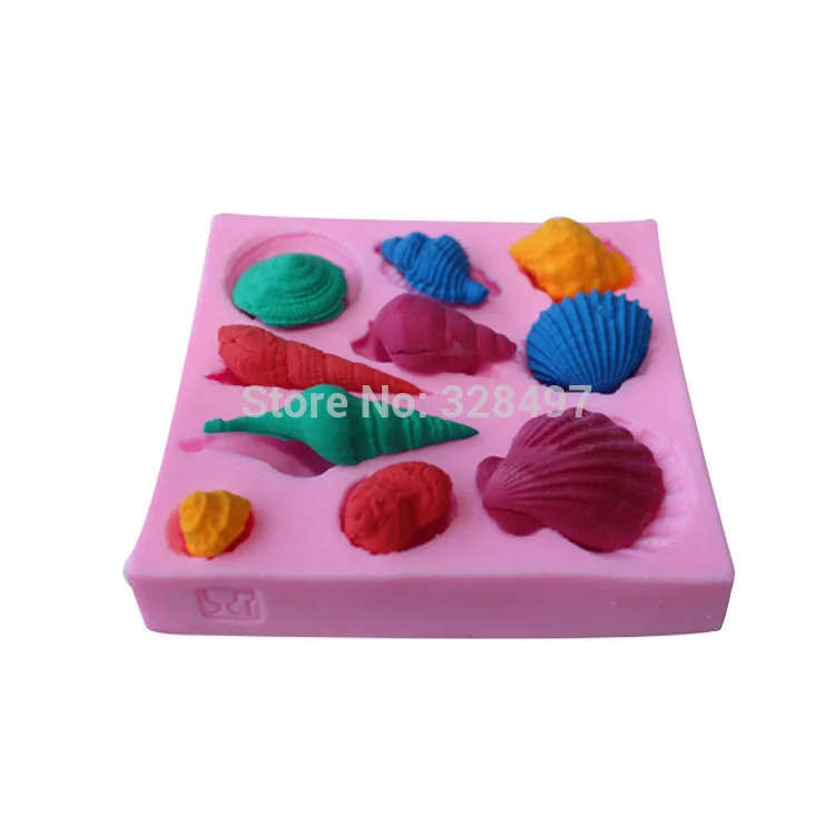 High quality Lovely shell silicone ? mold,Fondant mold ...