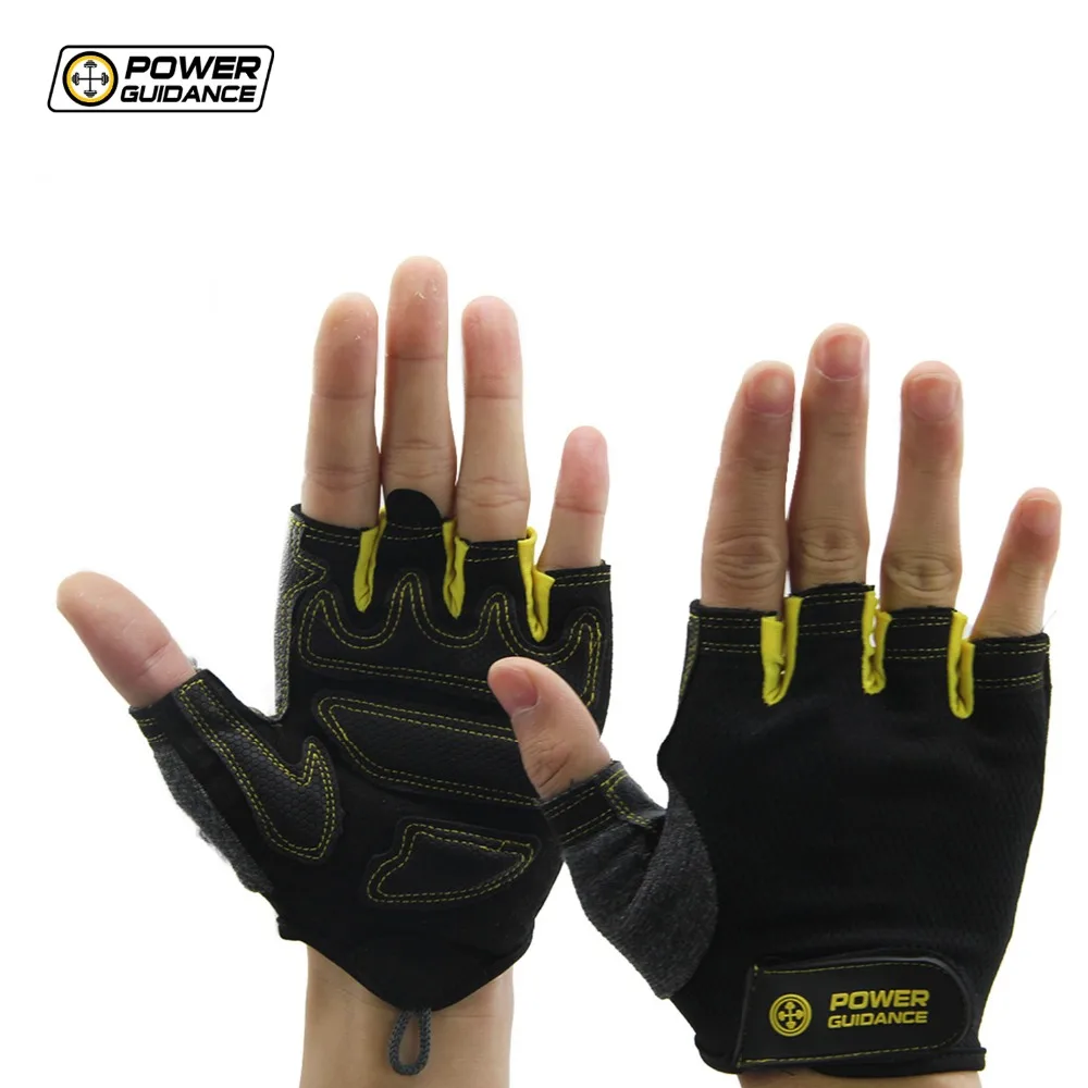 

POWER GUIDANCE Half Finger Gloves Wrist Protect Multifunction For Weightlifting Cycling Tactical Women/Man MMA Crossfit workout
