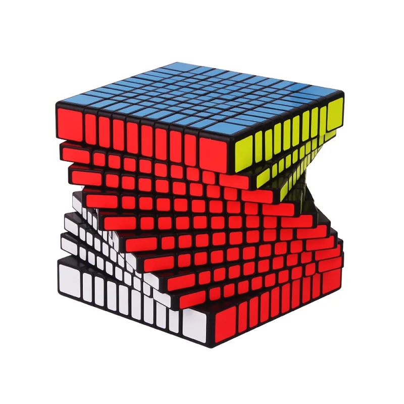 ZHISHENG YUXIN HUANGLONG серия Stickerless 3x3x3 7x7 8x8 9x9 10x10 11x11 волшебный куб головоломка 10*10*10