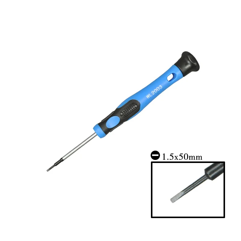 1,0 1,2 1,5 2,0 2,5 мм 3,0 мм шлицевая отвертка Прецизионная отвертка с плоской головкой магнитный наконечник отвертка инструмент для ремонта телефона
