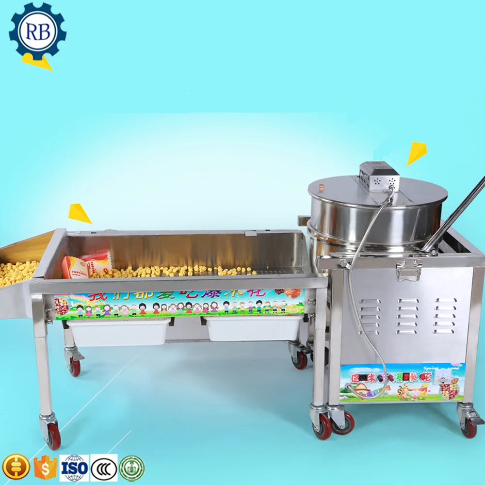 

High Speed popcorn making machine manual caramel popcorn machine kettle caramel popcorn making machine price