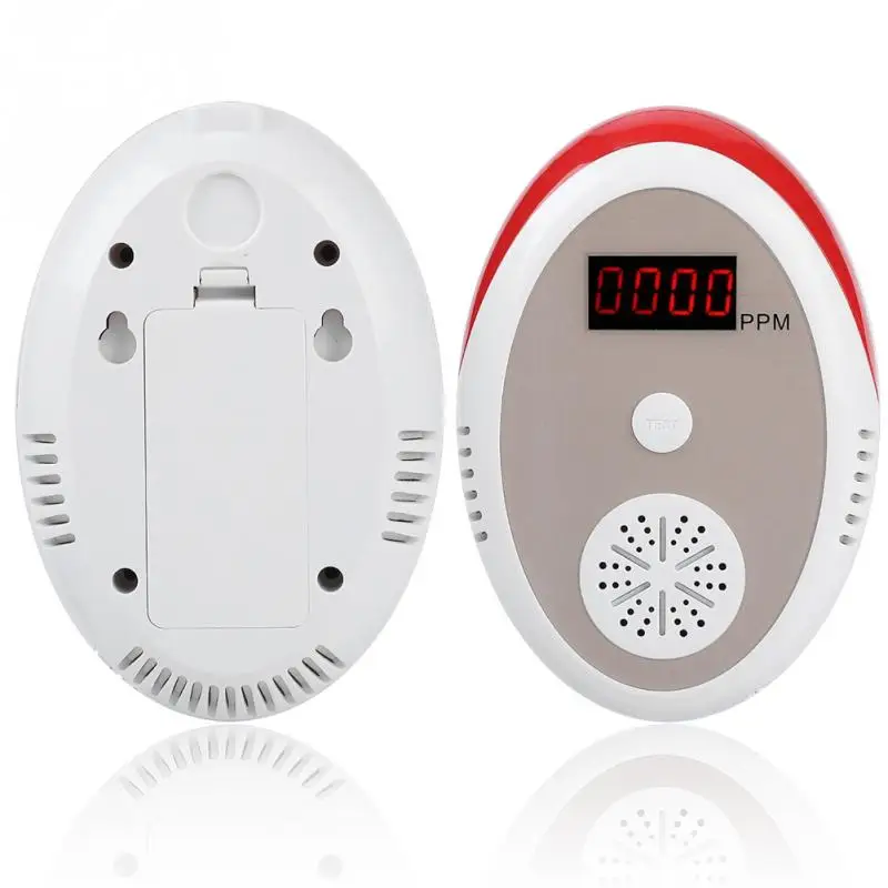 

LED Digital Display Carbon Monoxide Detectors Voice Strobe Home Security Safety CO Gas Carbon Alarm Detector Sensor Alarm White
