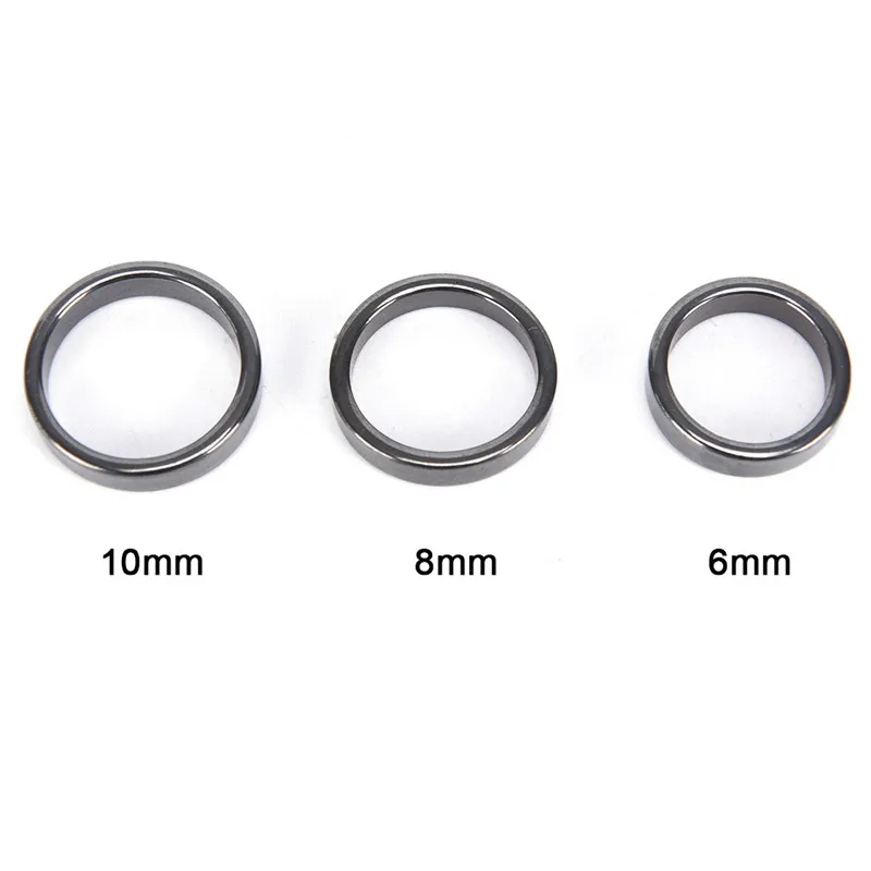 Новый женский гематитовый магнит черный 6/8/10|men jewelry|hematite ringring men |