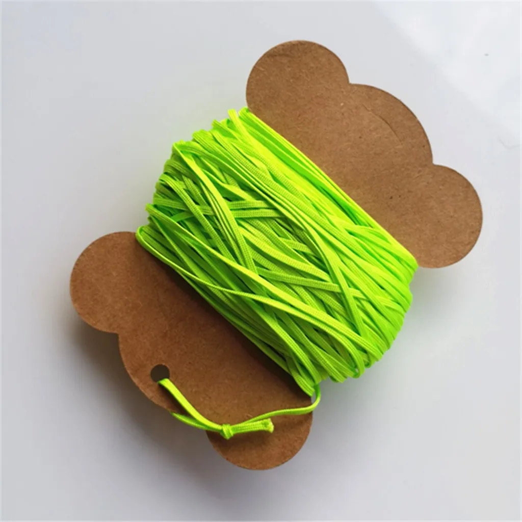 2mm Hgh Strength Flat Line Lightweight Dive Spool Finger Reel Line 15M/30M/50M for Scuba Diving Tools Fluorescent Orange/Green