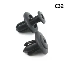 Car Styling 8mm Car Plastic Screw fasteners for Hyundai Car Bumper Mudguard Fastener Fixing Clips Auto Accessories C32