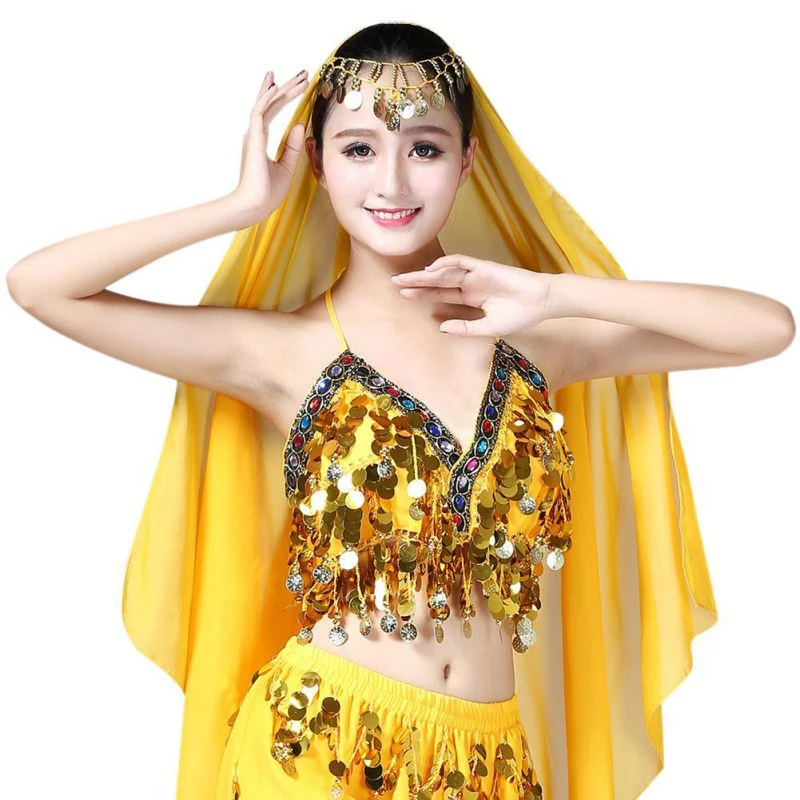 Sujetador De Danza De Vientre Con Lentejuelas Para Mujer Sujetador De Danza De Vientre Con Lentejuelas Para Mujer