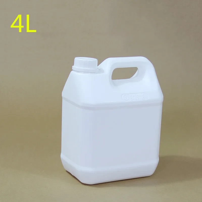 

4L High quality fluorinated bottle Acid and alkali resistance plastic Square barrel fit for Organic solvent packaging