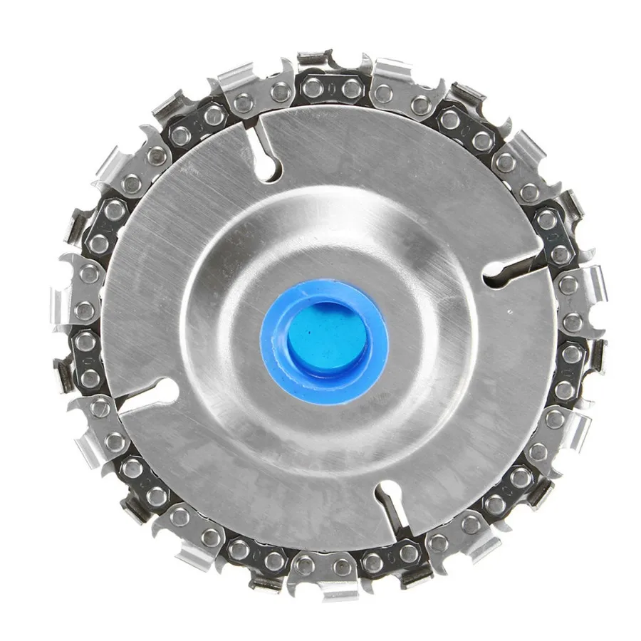 4-дюймовый шлифовальник диск и цепи 22 зуб четкий вырез цепи набор для 100 115 Угловая шлифовальная машина 5/8 дюймов центровым отверстием