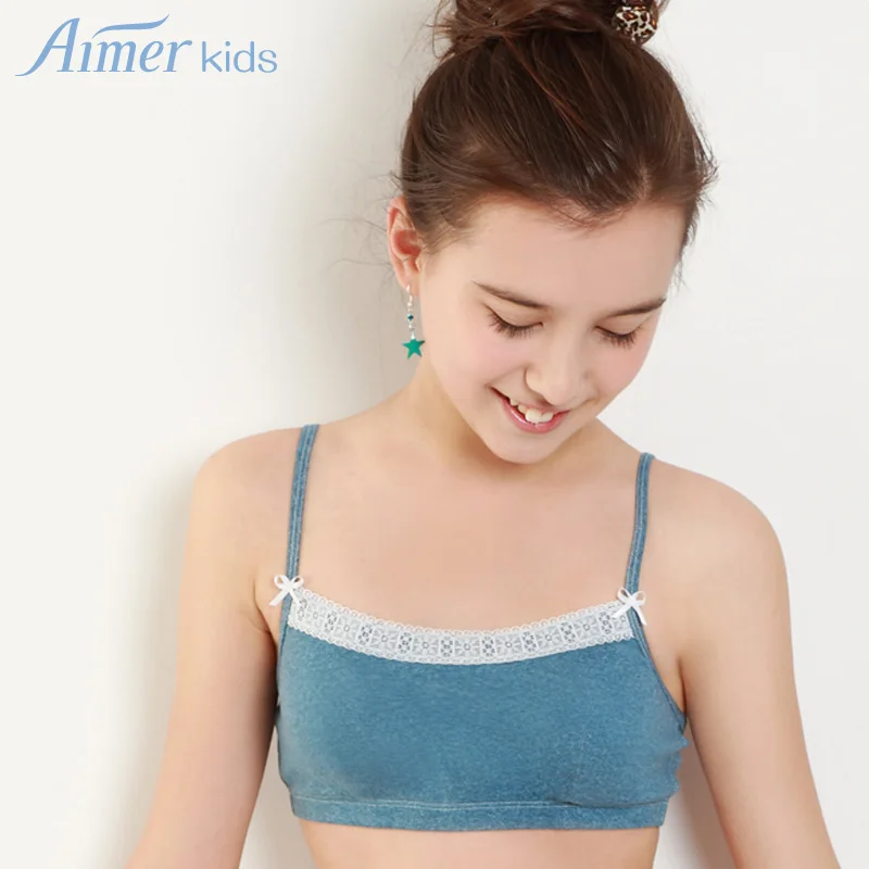 Adorer child denim girl tube top bra design ak115391-in Bras from Women