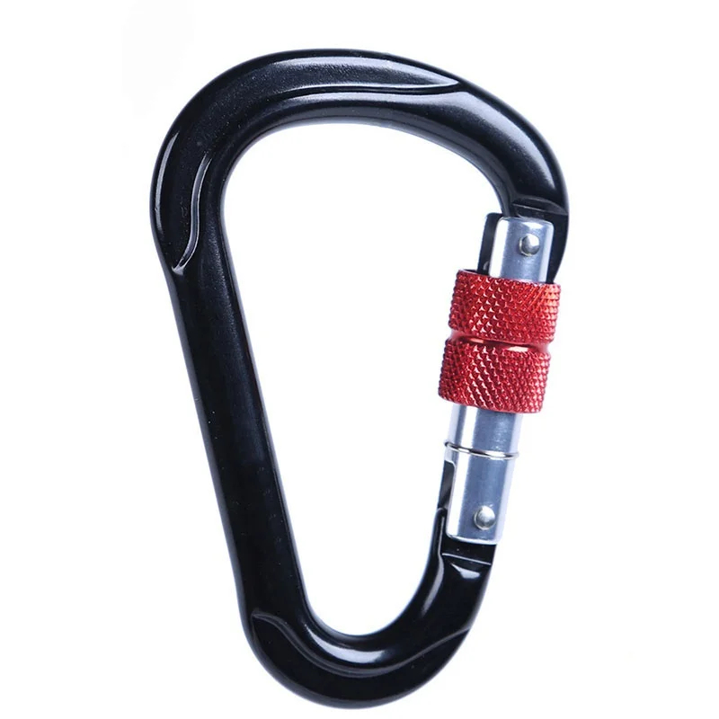 

Professional Carabiners Safety Master Lock D Shape Outdoor Rock Climbing Buckle Equipment Outdoor Sport